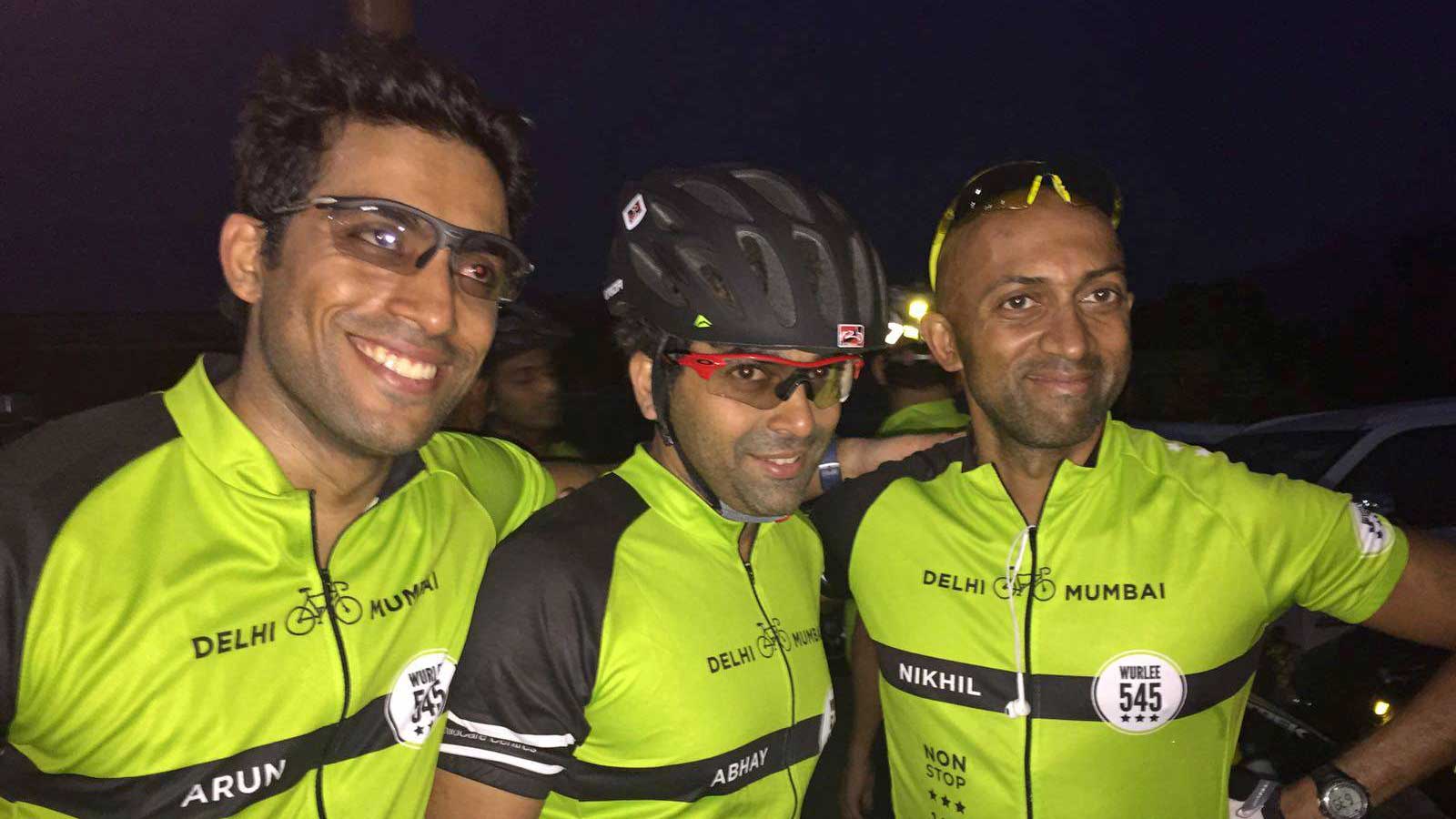 Nikhil Raghavan of Bain Capital’s Mumbai office participating in 1,500 kilometer non-stop bike relay to support St. Jude Children’s Research Hospital